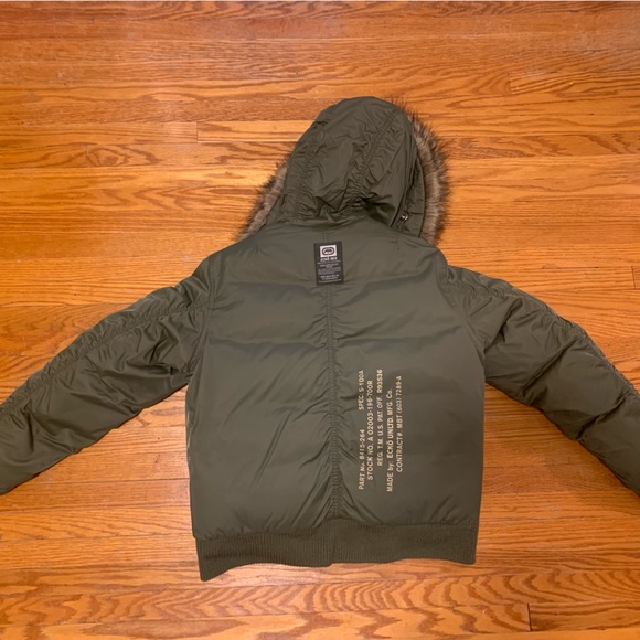 Y2K Ecko Red Puffer Jacket - Picture 2 of 8